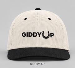 Giddy Up - Cordouroy Cap